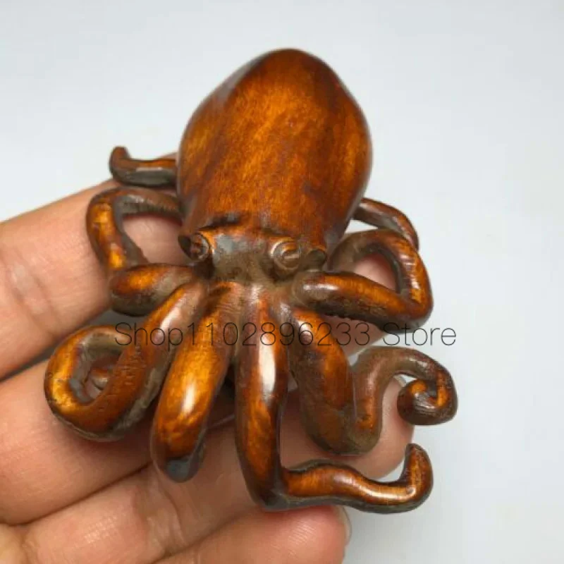 

Китайская фотостатуя Netsuke, плантатор осьминога, fengshui Art netsuke