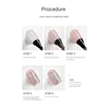 Metal Mirror Glue Silver Gel Nail Polish Art Color Drawing Line Flower Manicure Accessories Nail Art DIY Shop Nail Charms 5