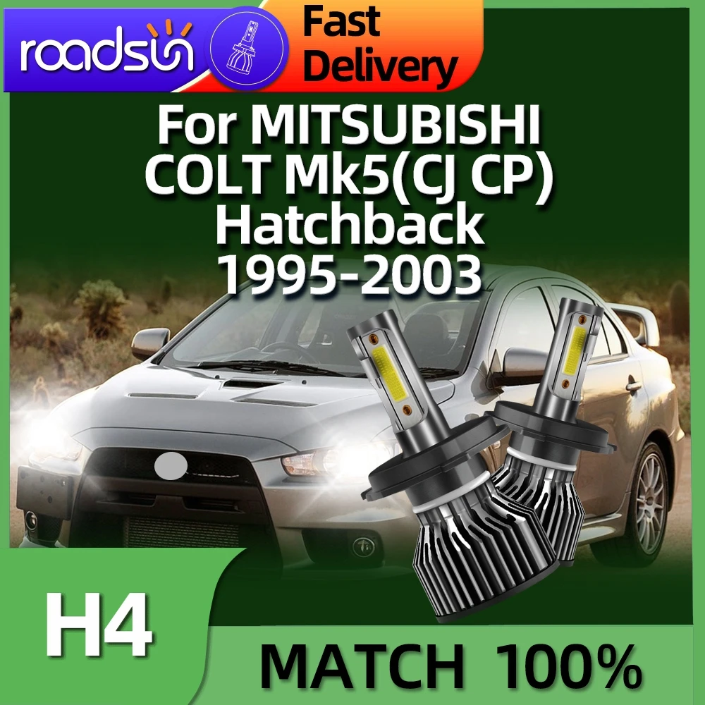 

Roadsun 38000LM LED H4 Car Headlight For MITSUBISHI COLT Mk5(CJ CP)Hatchback 1995 1996 1997 1998 1999 2000 2001 2002 2003