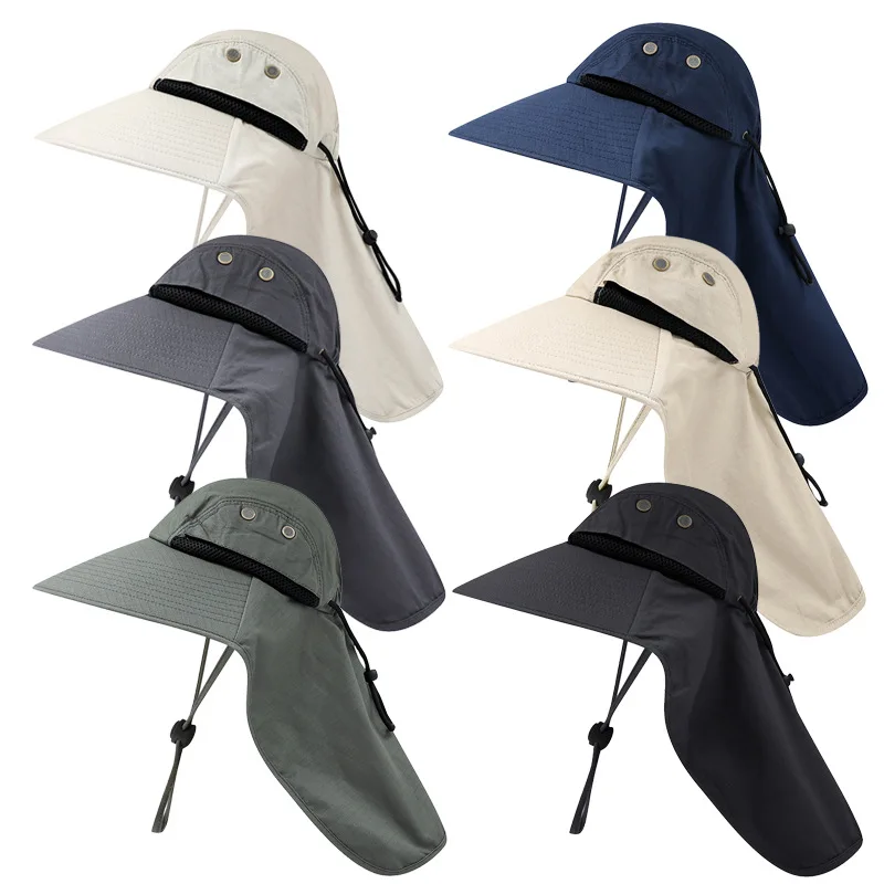 

Quick Drying Fishing Hat Summer Outdoor Sunscreen Hat Women Men Breathable Mesh Camping Hiking Caps Anti-UV Sun Hat Panama Hat