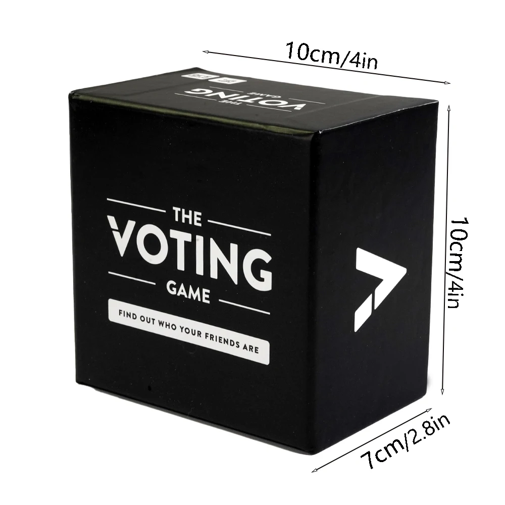The Voting Game Party Game About Your Friends English Card Game Find Out Who Your Friend Are 2