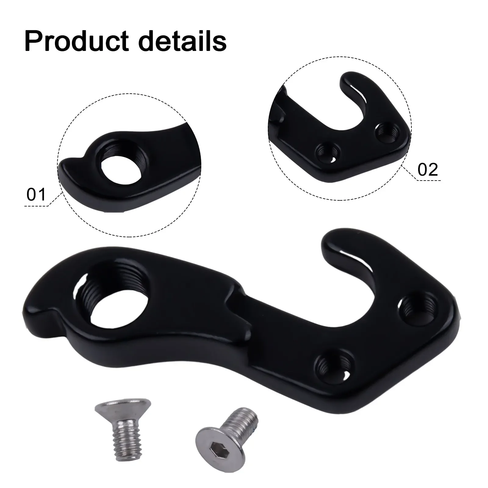 

Gear Mech Hanger Derailleur Hanger 1set Black Bike Rear Derailleur Gear Mech Hanger #322175 For Trek Bicycle Tail Hook