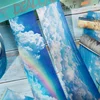 50mm*2m Ins Colorful Clouds Washi Tape DIY Scrapbook Planner Diary Stickers Masking Tapes Aesthetic Stationery Office Supplies 2