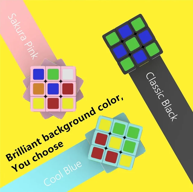 Cubelab 1cm Mini Magic Cube Tiny 3x3 Professional 1 CM Speed Cube Magic Cube Puzzle Blue Pink Black Toys For Children Kids Gift 5
