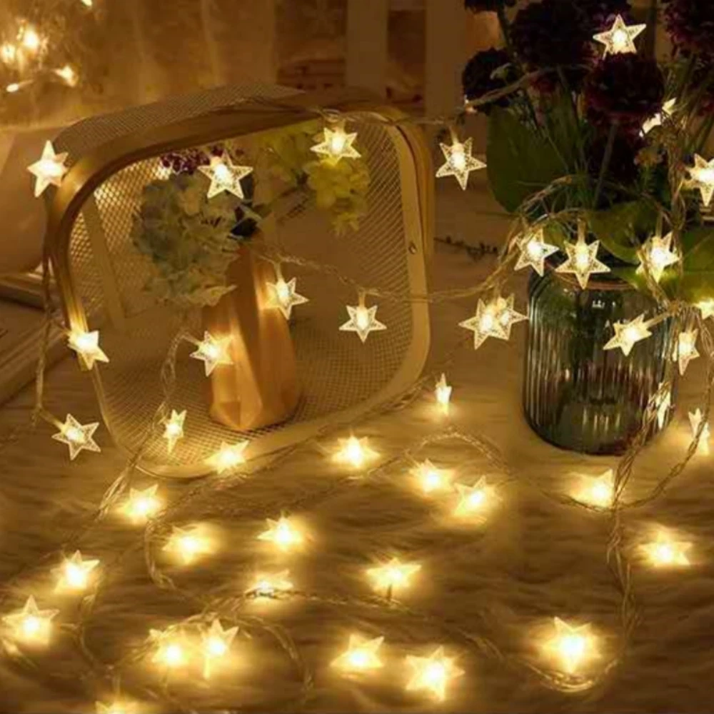 Outdoor Camping Festival Decoration Light String Led Star Light String Camera Da Letto Della Ragazza Piena Di Sky Stars Atmosphere Light