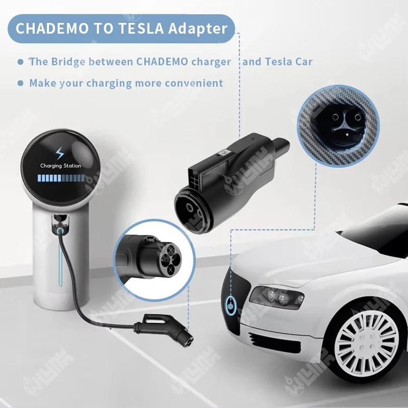 Tesla Chademoアダプター、チャデモ充電器　モデルy/モデル3/X/S Tesla Chademoアダプター、チャデモ充電器 モデルy/モデル3/X/S