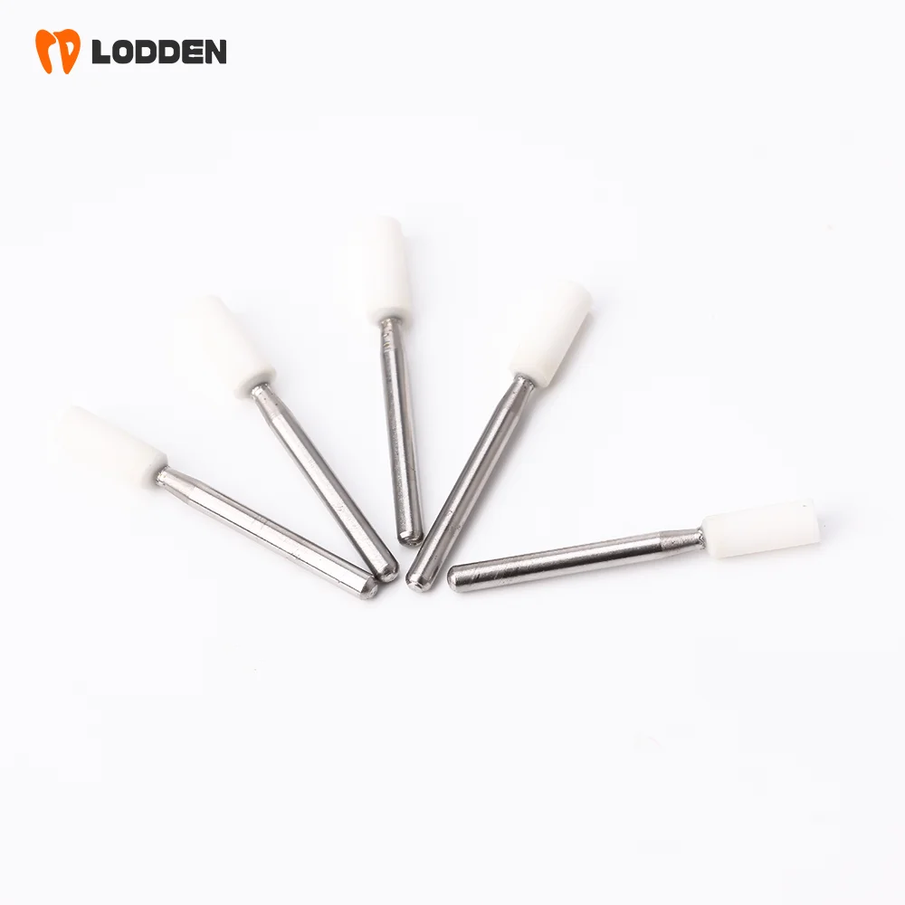 LODDEN 5 Stück Dental-Polierbohrer aus weißem Stein, Kegel-/Flammen-/runde Form, Abriebbohrer, FG zum Polieren, Füllen von Verbundwerkzeugen – Detail 24