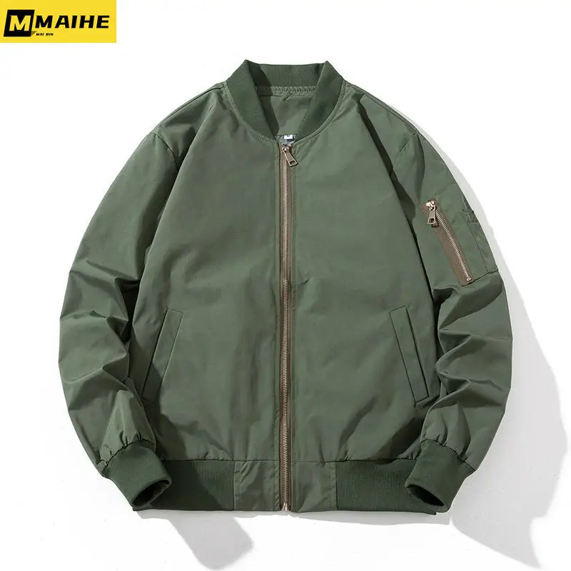 

Fashion Full Zip Up Tactical Army Jacket Military Streetwear Police Work Coats Mens Safari Jacket Outwear Windbreaker
