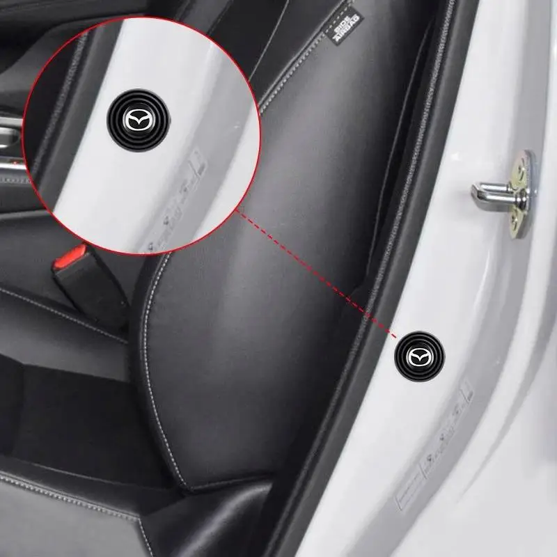 Mazda Car Door Shock Absorber Buffer Protective Soundproof Rubber Pads