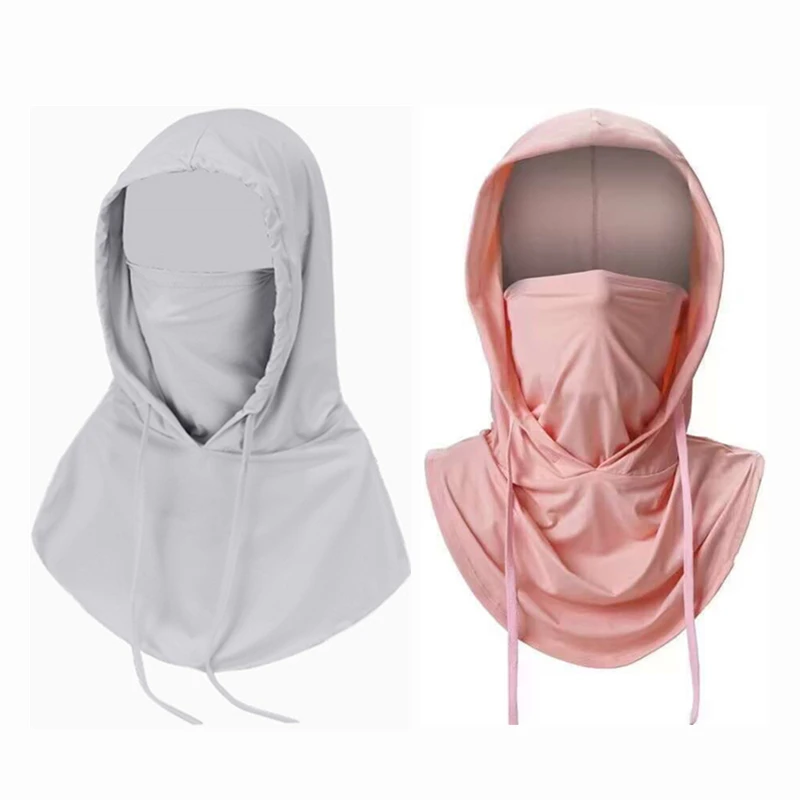 Enhanced Unisex Sun/UV Protection Breathable Balaclava Face Mask with Extended Neck Cover