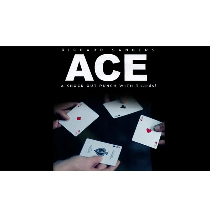 Ace By Richard Sanders Card Magic Magia Magie Magician Puntelli Close Up Illusions Gimmicks + Video Tutorial Trucchi Magici Street