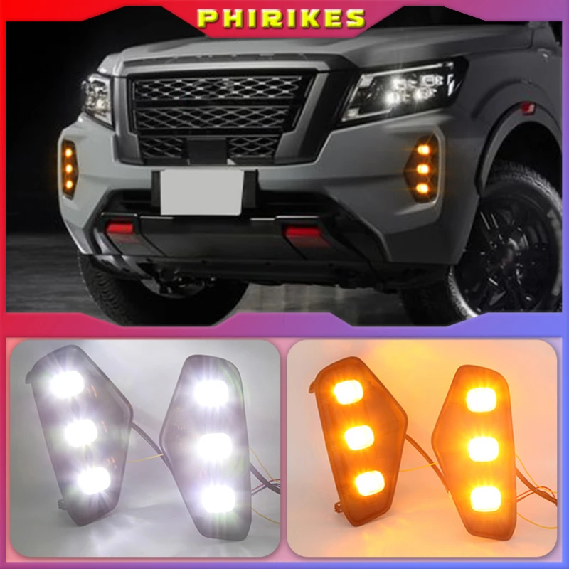 1SetLEDDRLHeadlightforNissanNAVARANP300202020212022