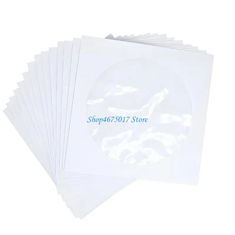 H4GA 콤팩트 디스크 종이 슬리브 봉투 8CM 크기 경량 및 내구성으로 휴대가 간편 공간 절약형 디자인
