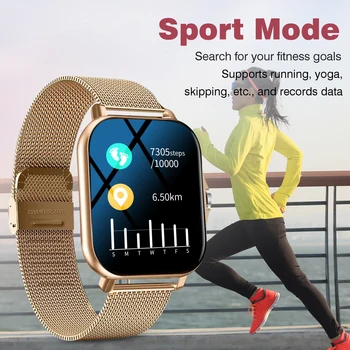 Smartwatch, phone answering/calling, multi-sport mode, message reminder view, suitable for men/women 4