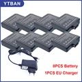 8PCS Battery EU