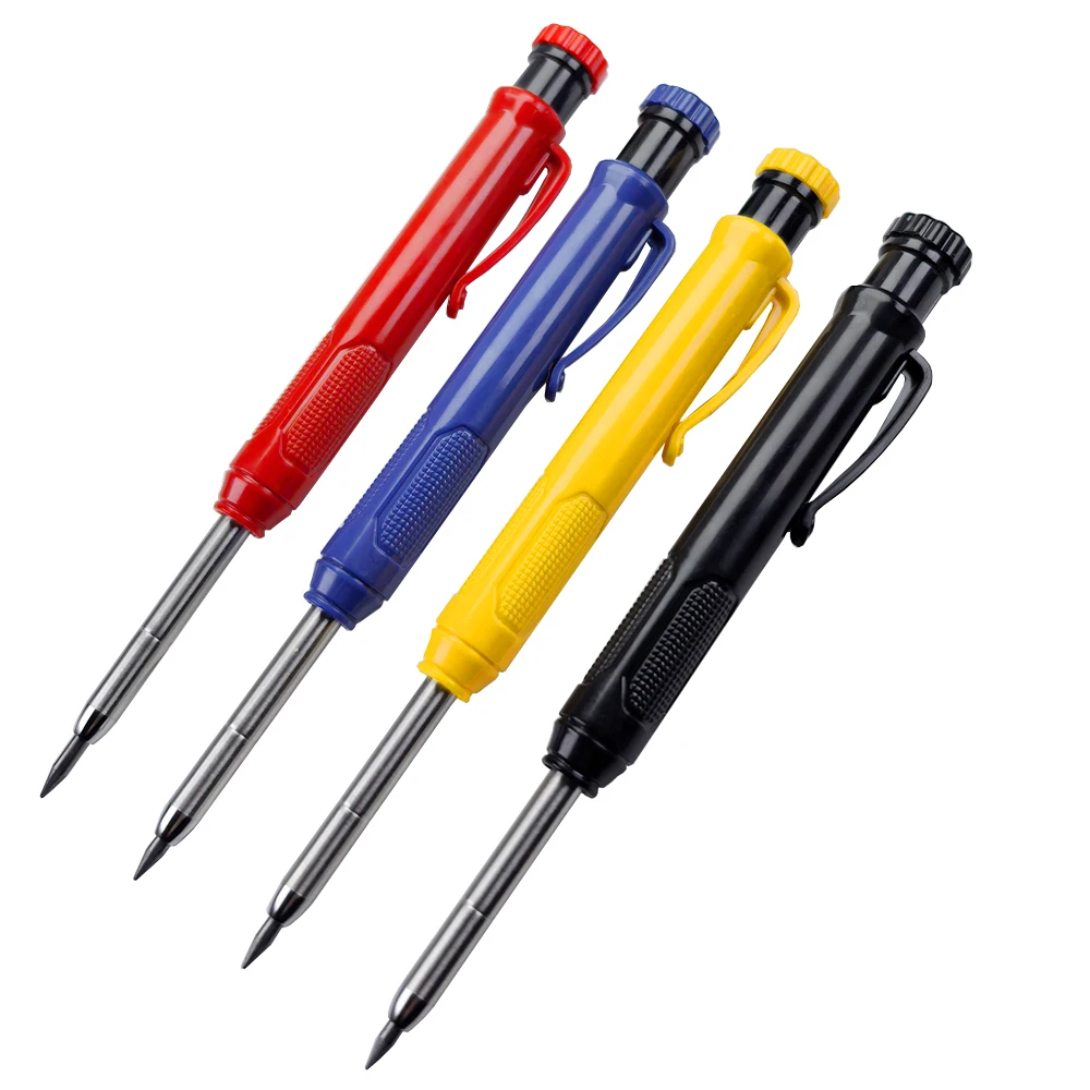 2.8mm Woodworking Automatic Pencil Carpenter Pencil Set for Art Drawing Woodworking Supplies 4pcs/Set Wholesale 2