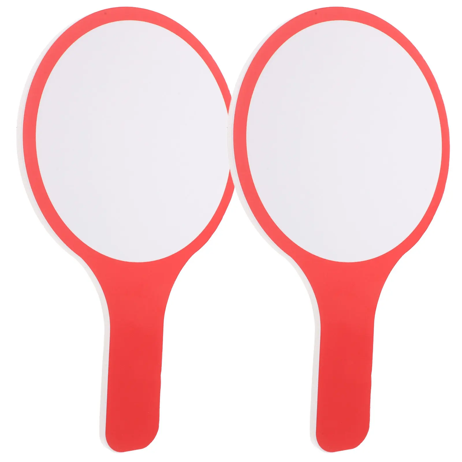 2Pcs 드라이 지우개 펜 화이트보드 휴대용 화이트보드 투표 점수 매기기 회의 교실 사용을 위한 빈 경량 미니 화이트보드