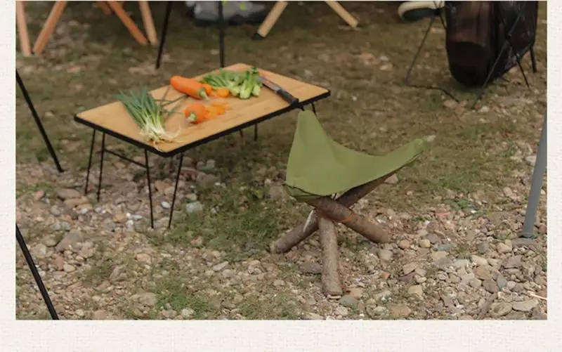Description Picture 6 of itemPortable Folding Tripod Stool Cloth Travel Fishing Hiking Camping Chair Picnic Multitool Finishing Accessories Outdoor Equipment