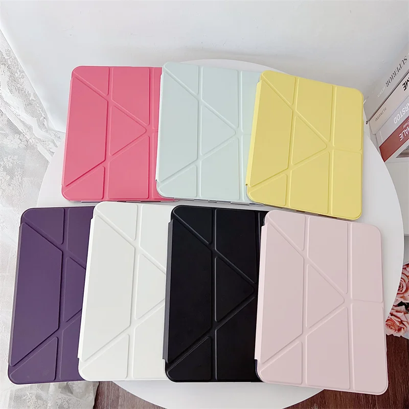 Sleek Acrylic Tablet Cover with Auto Sleep/Wake Feature