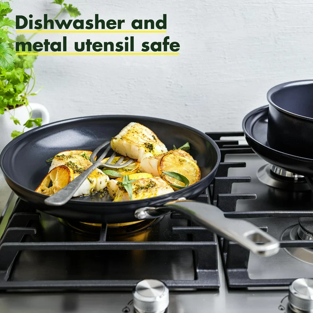 Dishwasher Safe Anodized Cookware 11 Piece Set 