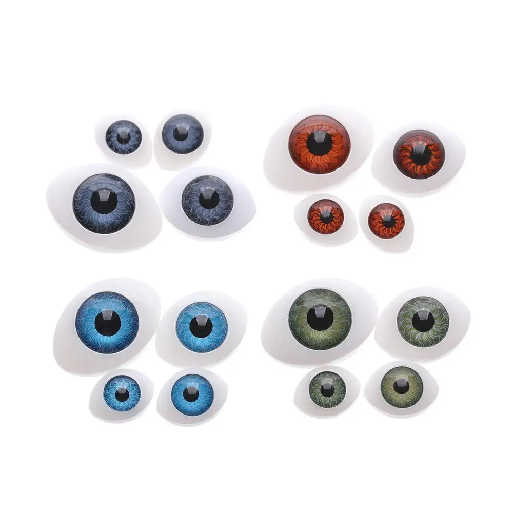 20pcs 4 Größen mischen Farbe Plastik puppe Sicherheits augen für lustige Tiers pielzeug puppe machen Dinosaurier Augapfel DIY Handwerk Geschenk zubehör – Detail 9