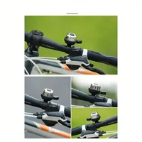 La nouvelle cloche de vélo noire VTT en alliage d'aluminium vélo d'équitation en plein air équipement de cyclisme pour enfants 6