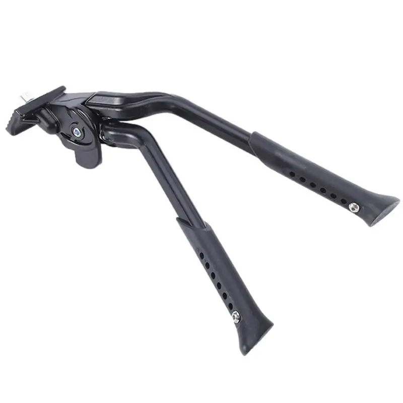 DoubleLegKickstandBicycleKickStandAdjustableHeightFoldable