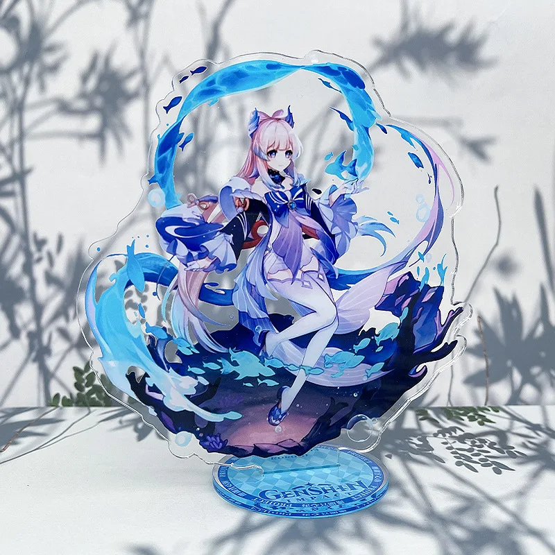 

Genshin Impact Toy Figures Woman Acrylic Standing Toys Figure Man Beelzebul Sangonomiya Kokomi Anime Figures Desktop Jewelry Kid