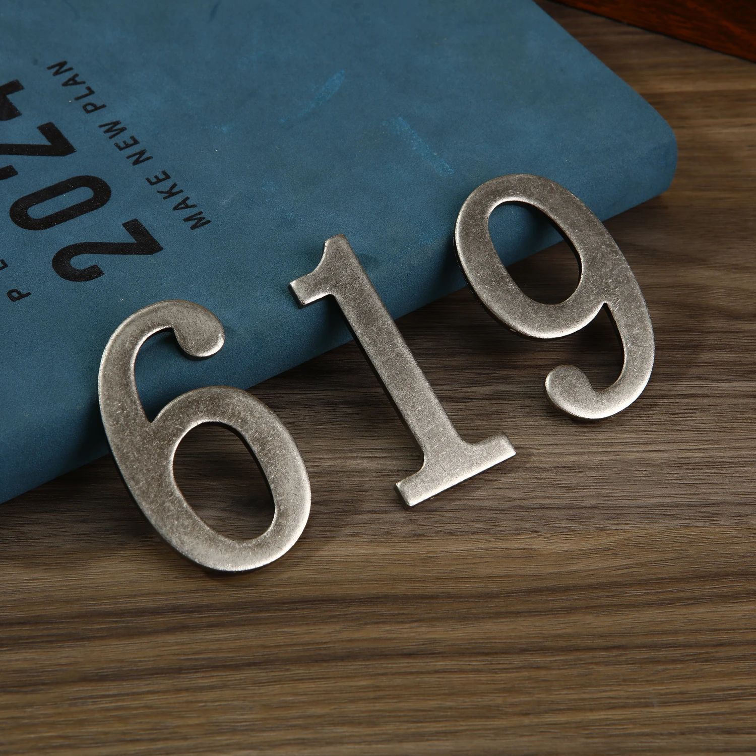 Metal Door Number Magnets 7*4cm House Number Apartment Door Outdoor Hotel Home Mailbox Label house number signs door signs house numbers number plate