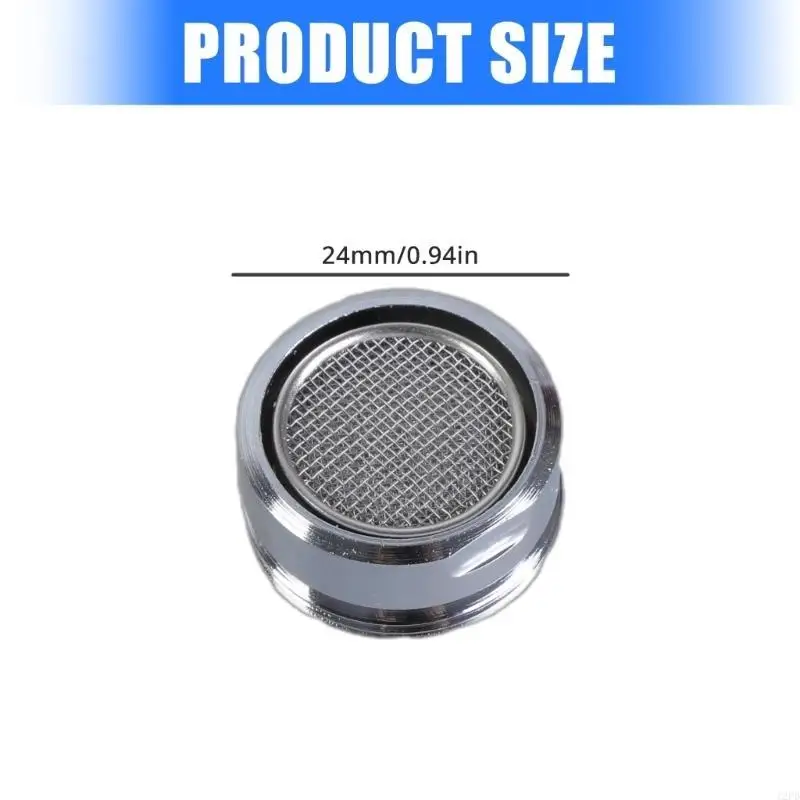 12PD 3Pieces Stainless Steel Tap Aerators Portable for Improved Water Conservation
