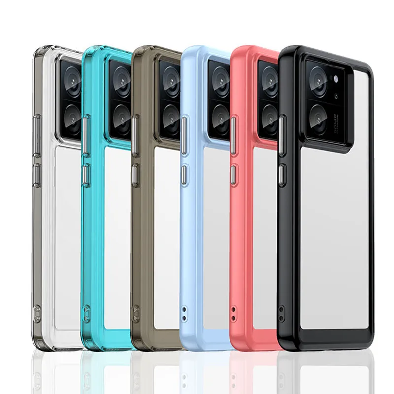 Comprar Para cubrir Xiaomi 13T Pro Funda de teléfono de silicona líquida  para Xiaomi Mi 13T 13 T Pro 13 Lite 11T 12T Colores caramelo Mate  Parachoques Funda blanda de TPU a