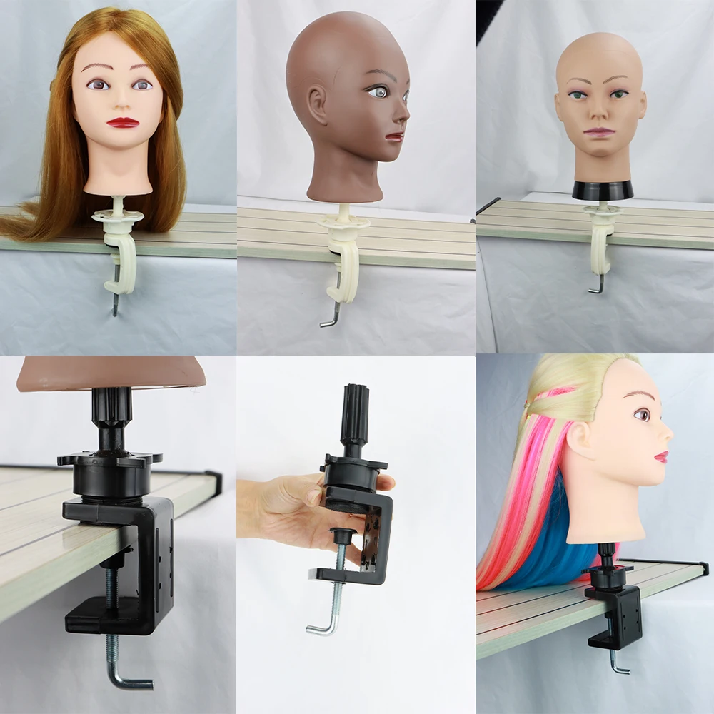 80cm Female Mannequin Head with Synthetic Hair For Practice Hair Braiding Hairstyles Dolls Hairdressing Styling Training Head