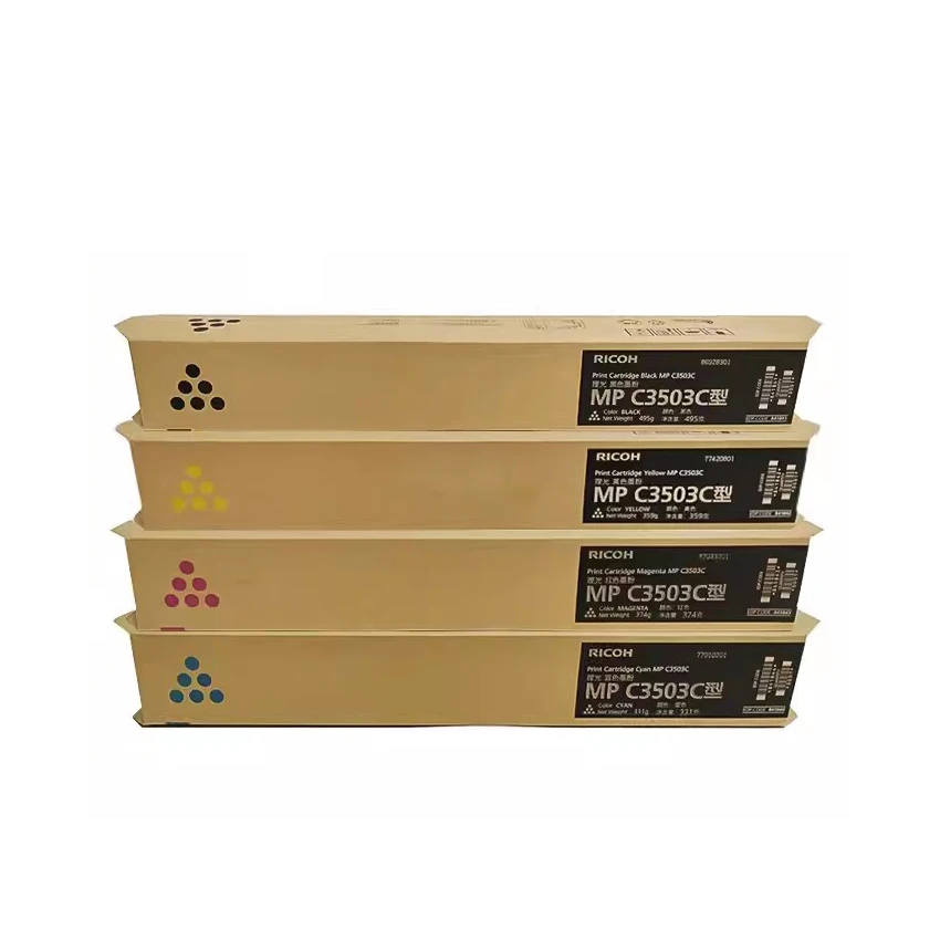 1Set Original New MPC3503C Toner Cartridge for Ricoh MPC3003 MPC3503 MPC3004 MPC3504 MP C3003 C3503 C3004 C3504 SP