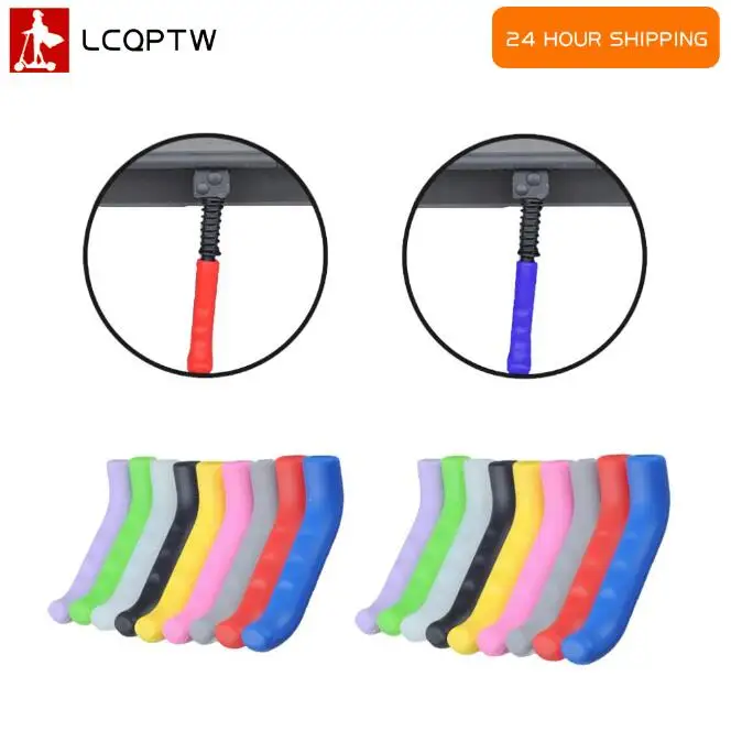2 Paco Eletrica Sccoter Handle Freio Lidar Com Apertos Capa Para Xiaomi Mijia M365 Pro Acessolos Antiderrapante Pé Suporte Caso