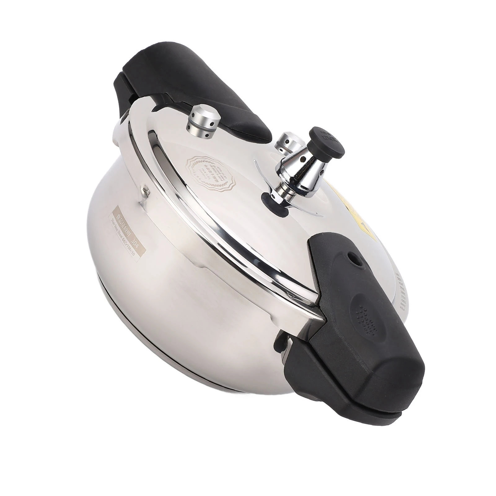 Stainless Steel Mini Pressure Cooker Safe Explosion Proof 1.8L 1.8 Liter Pressure Cooker Oyster Fish Head Pot for Gas Stove