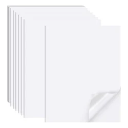 Inkjet Printable Sticker Paper Printer Full Sheet Labels 21Cm X 30Cm, Suitable For Inkjet Printers