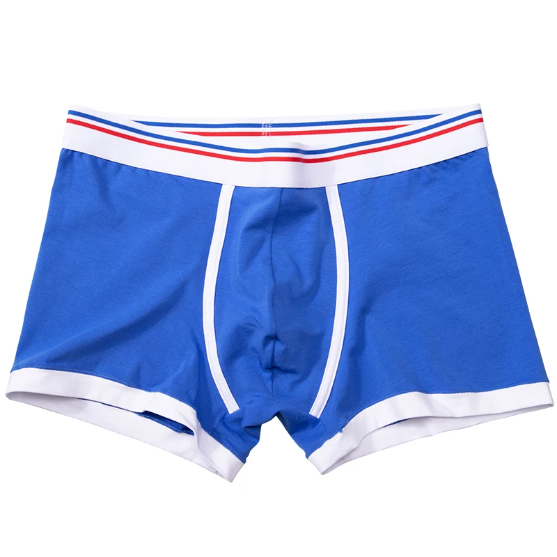 3Pcs/Lot Sport Basketball Mid-Waisted Simple Solid Color Men's Cotton Thin Underwear Boxer Shorts Briefs