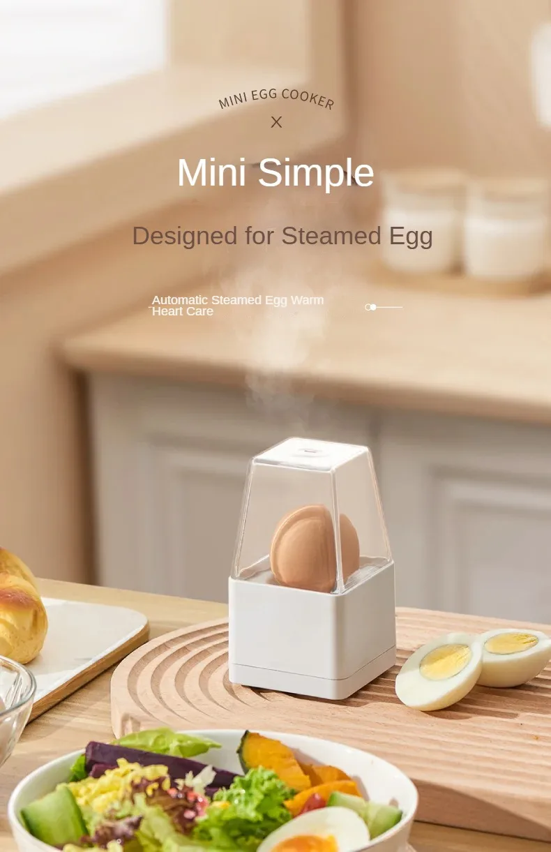 Description Picture 2 of itemNew egg poacher Breakfast mini egg steamer automatic power off home dormitory small egg steamer