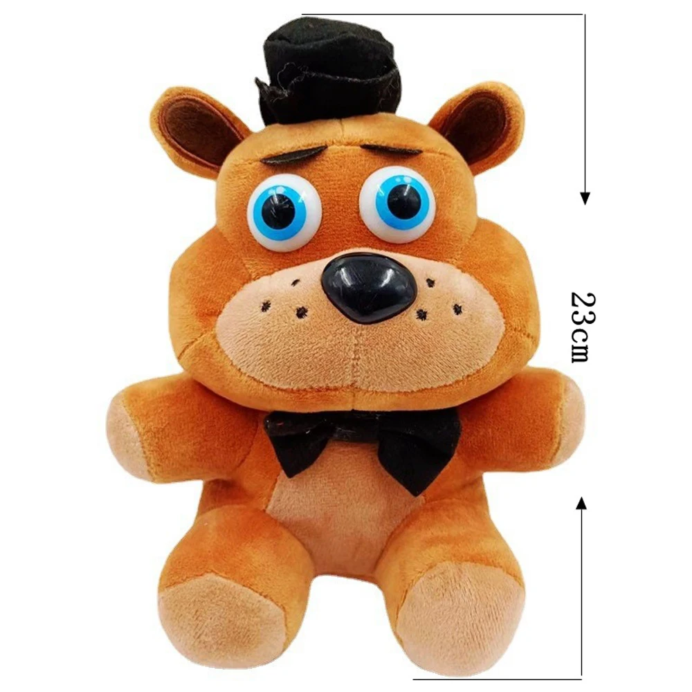 18cm Kawaii New Fnaf Peluche Toy Cartoon Freddy Fazbear Peluche Poupée Ours  Rusé Lapin Animal Anime Peluche Jouets Cadeaux Pour Enfants