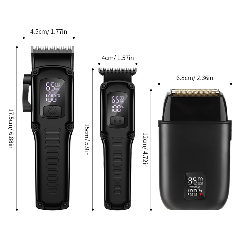 ماكينة قص الشعر الاحترافية الجديدة 8500 دورة في ال...