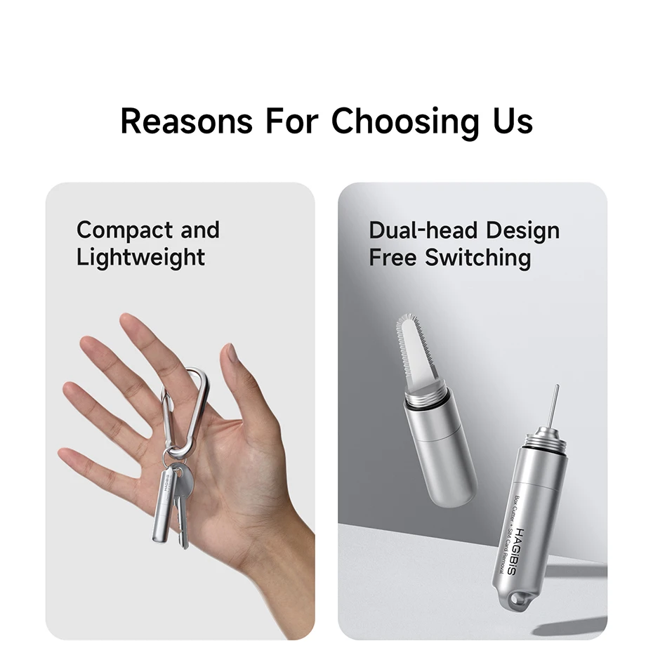 Hagibis Portable Box Cutter & SIM Eject Tool