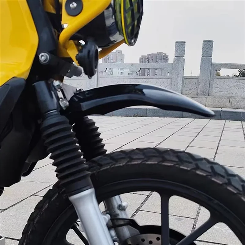 오토바이 머드 가드 프론트 펜더 머드 플랩 스플래시 가드 커버 Honda Cross Cub 110 CC110 2023 2024 Accessoriess