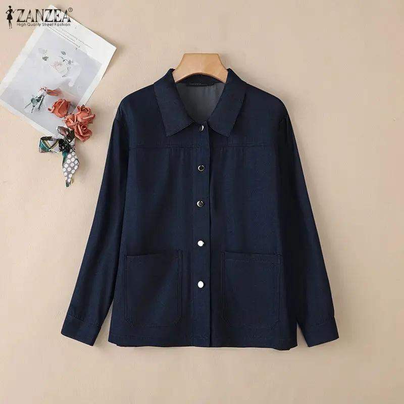 ZANZEA Jacket Back View