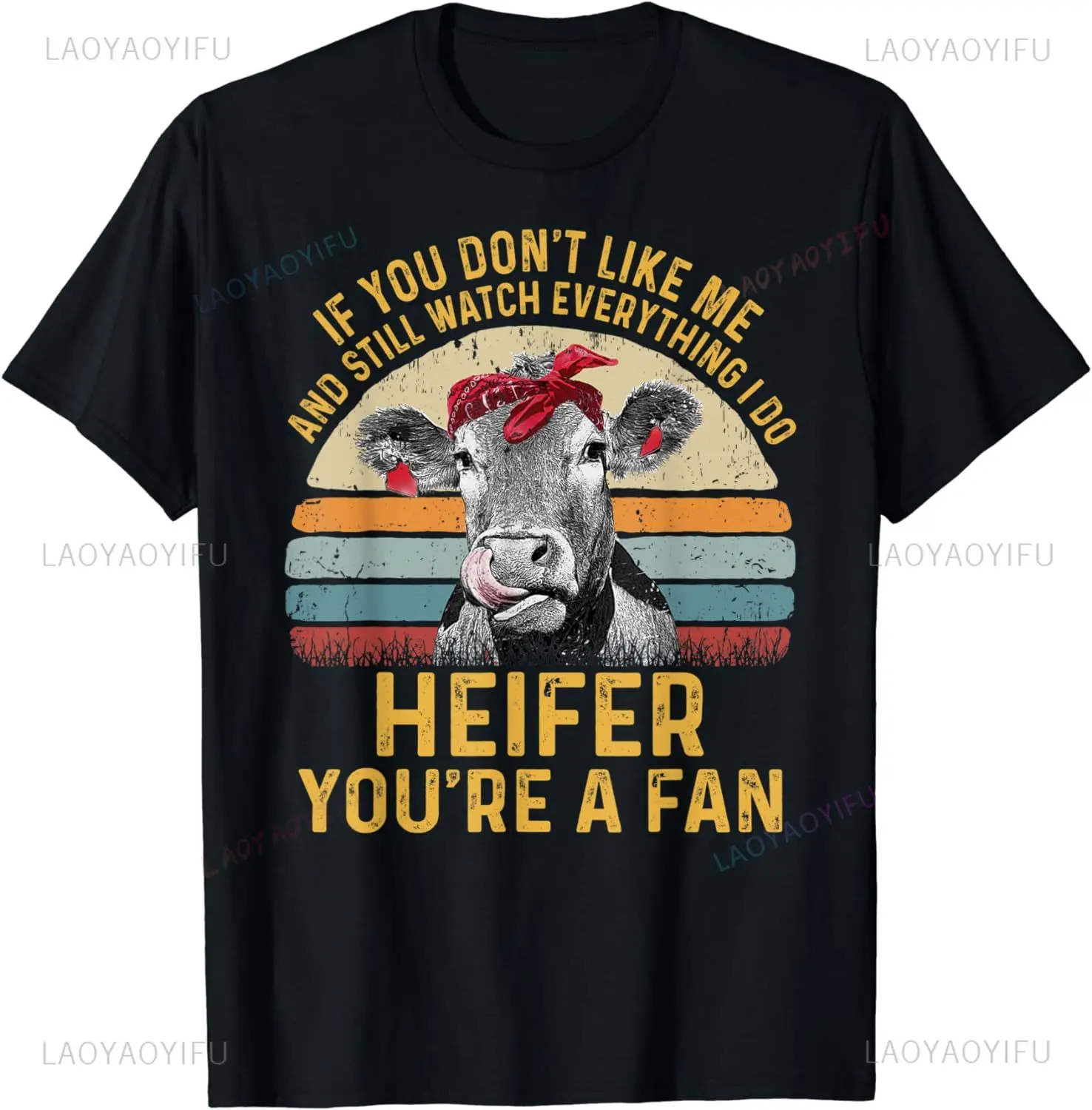 Если я вам не понравился, следите за моим движением, забавная футболка Heifer, забавная Модная рубашка, Подарочный Топ унисекс