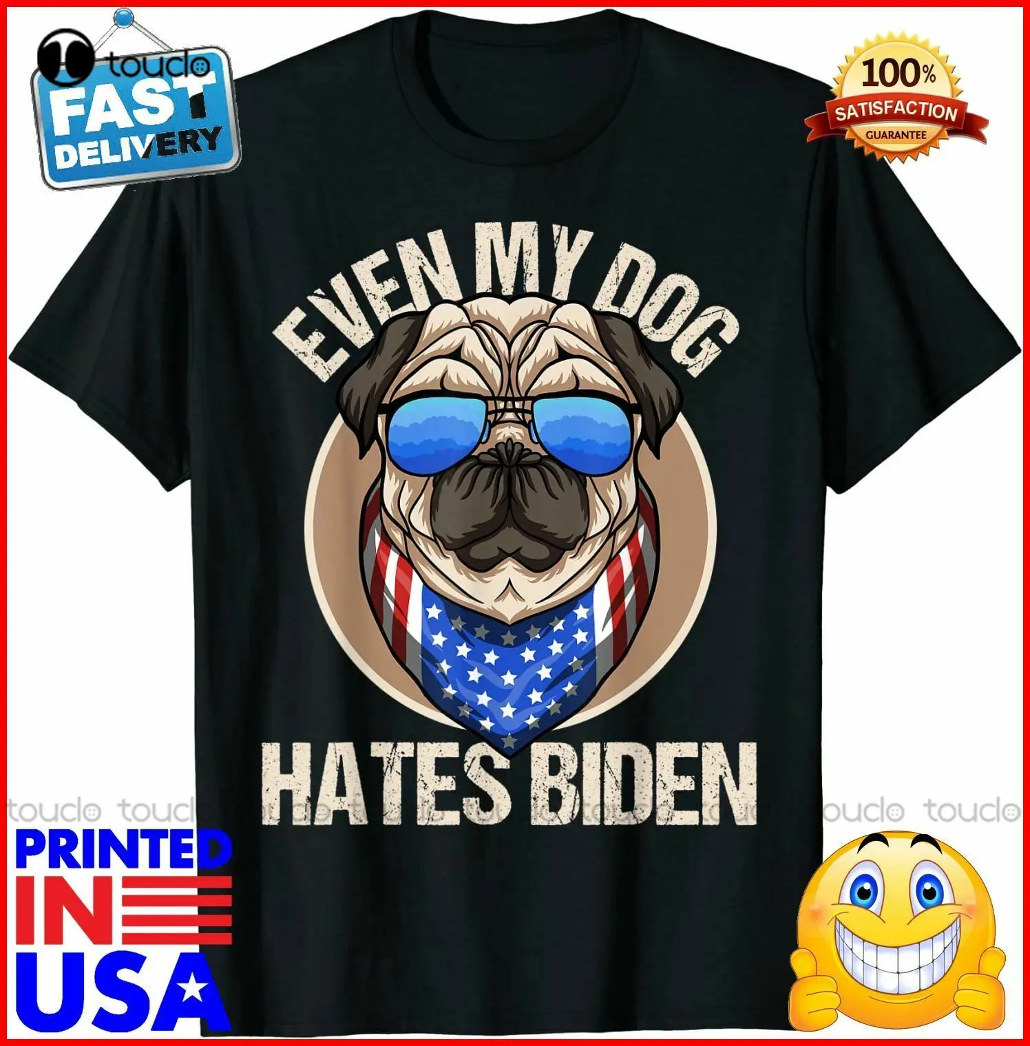 

Новинка, забавная Футболка с принтом Джо биден, с надписью «Even My Dog Hates Biden», футболка с защитой от президентов, хлопковая футболка, индивидуальная женская одежда