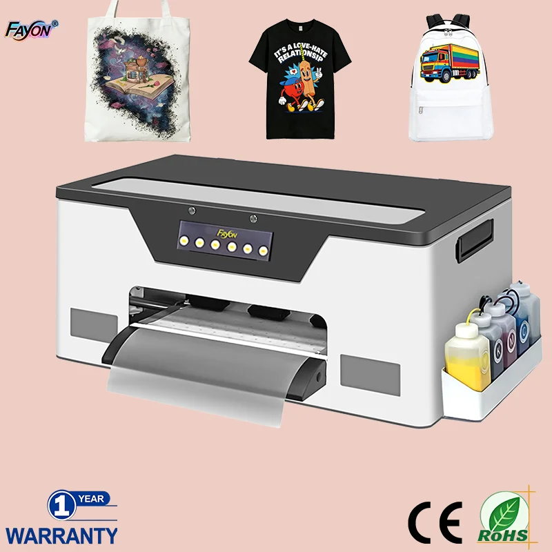 저렴한 가격 맞춤 의류 섬유 A3 DTF 프린터 XP600 사용이 쉬운 파우더 쉐이커 시스템 소규모 비즈니스 스타트업용