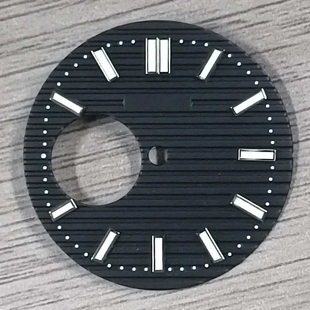 30mm NH38 Dial Nautilus Green Luminous Tiffany Blue Watch Face Suitable for NH38 movement Accessories Customisable Dial