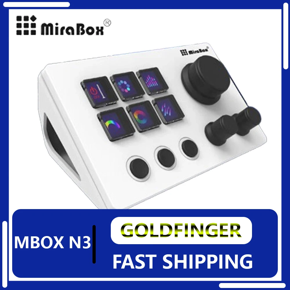 

Mira Box MBox N3 клавиатура с умным экраном Проводная клавиатура под заказ дизайнерский аксессуар с горячей заменой для компьютера офиса AI PS PR подарки