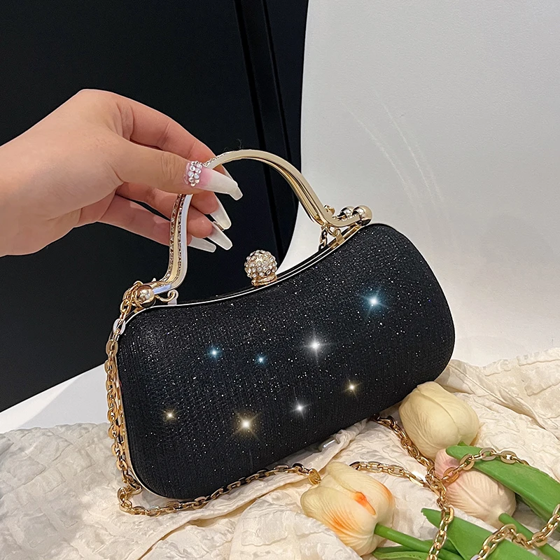 Gold Silver Vintage Mirror Handbag For Women Shoulder Bag Design Evening  Clutch Diomand Chain Crossbody Bag Mini Purse Pvc Box - AliExpress