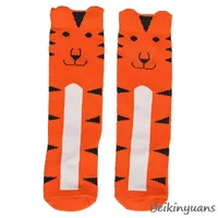 Children spring autumn period boy socks cotton sock baby girl floor socks kid students cartoon socks knee high leg warm 4